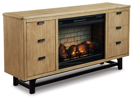 Freslowe TV Stand with Electric Fireplace - Premium TV Stand from Ashley Furniture - Just $1015.61! Shop now at Furniture Wholesale Plus  We are the best furniture store in Nashville, Hendersonville, Goodlettsville, Madison, Antioch, Mount Juliet, Lebanon, Gallatin, Springfield, Murfreesboro, Franklin, Brentwood