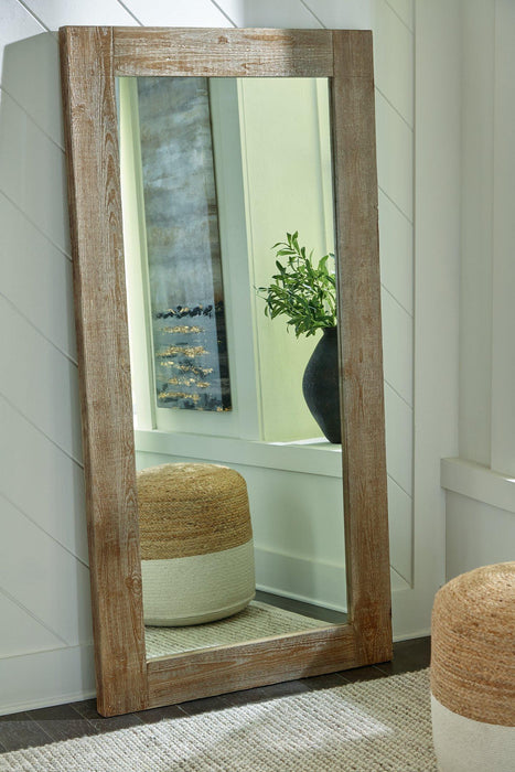 Waltleigh Floor Mirror - Premium Mirror from Ashley Furniture - Just $556.43! Shop now at Furniture Wholesale Plus  We are the best furniture store in Nashville, Hendersonville, Goodlettsville, Madison, Antioch, Mount Juliet, Lebanon, Gallatin, Springfield, Murfreesboro, Franklin, Brentwood