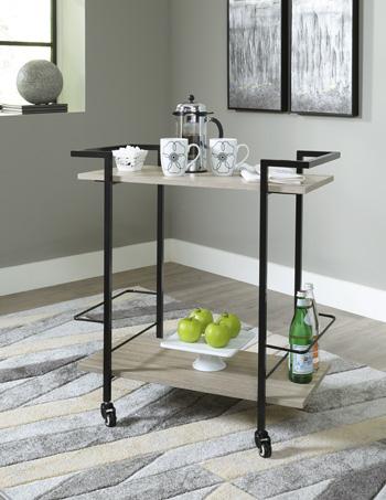 Waylowe Bar Cart - Premium Bar Cart from Ashley Furniture - Just $144.98! Shop now at Furniture Wholesale Plus  We are the best furniture store in Nashville, Hendersonville, Goodlettsville, Madison, Antioch, Mount Juliet, Lebanon, Gallatin, Springfield, Murfreesboro, Franklin, Brentwood