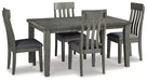 Hallanden Dining Room Set - Premium Dining Room Set from Ashley Furniture - Just $209.15! Shop now at Furniture Wholesale Plus  We are the best furniture store in Nashville, Hendersonville, Goodlettsville, Madison, Antioch, Mount Juliet, Lebanon, Gallatin, Springfield, Murfreesboro, Franklin, Brentwood