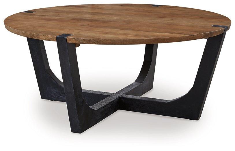 Hanneforth Coffee Table - Premium Cocktail Table from Ashley Furniture - Just $280.92! Shop now at Furniture Wholesale Plus  We are the best furniture store in Nashville, Hendersonville, Goodlettsville, Madison, Antioch, Mount Juliet, Lebanon, Gallatin, Springfield, Murfreesboro, Franklin, Brentwood