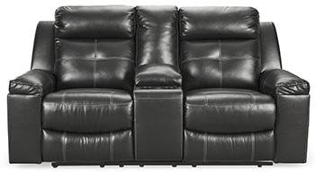 Kempten Reclining Loveseat with Console - Premium Loveseat from Ashley Furniture - Just $825.39! Shop now at Furniture Wholesale Plus  We are the best furniture store in Nashville, Hendersonville, Goodlettsville, Madison, Antioch, Mount Juliet, Lebanon, Gallatin, Springfield, Murfreesboro, Franklin, Brentwood