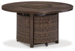 Paradise Trail Fire Pit Table - Premium Outdoor Fire Pit Table from Ashley Furniture - Just $1255.98! Shop now at Furniture Wholesale Plus  We are the best furniture store in Nashville, Hendersonville, Goodlettsville, Madison, Antioch, Mount Juliet, Lebanon, Gallatin, Springfield, Murfreesboro, Franklin, Brentwood