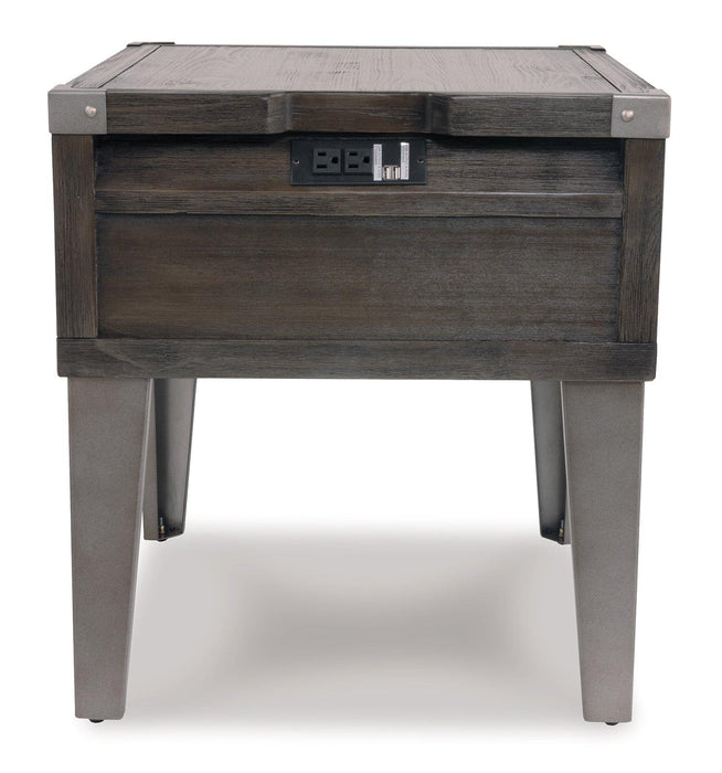 Todoe End Table with USB Ports & Outlets - Premium End Table from Ashley Furniture - Just $206.77! Shop now at Furniture Wholesale Plus  We are the best furniture store in Nashville, Hendersonville, Goodlettsville, Madison, Antioch, Mount Juliet, Lebanon, Gallatin, Springfield, Murfreesboro, Franklin, Brentwood