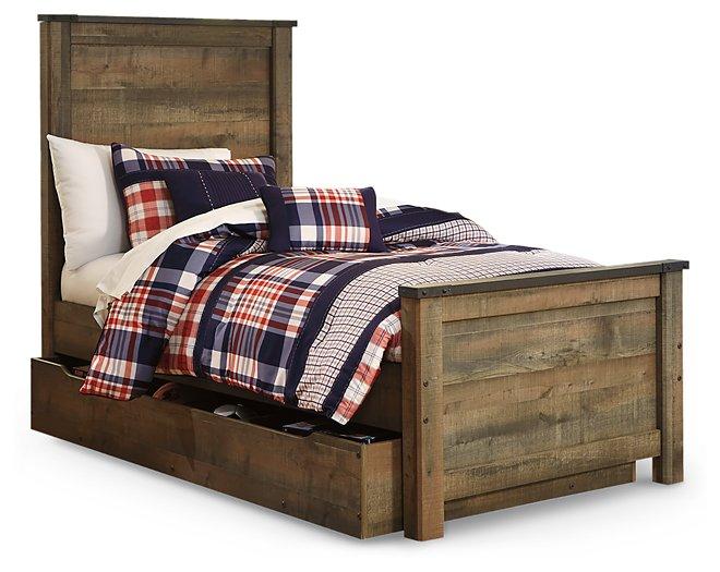 Trinell Bed with 1 Large Storage Drawer - Premium Bed from Ashley Furniture - Just $583.26! Shop now at Furniture Wholesale Plus  We are the best furniture store in Nashville, Hendersonville, Goodlettsville, Madison, Antioch, Mount Juliet, Lebanon, Gallatin, Springfield, Murfreesboro, Franklin, Brentwood