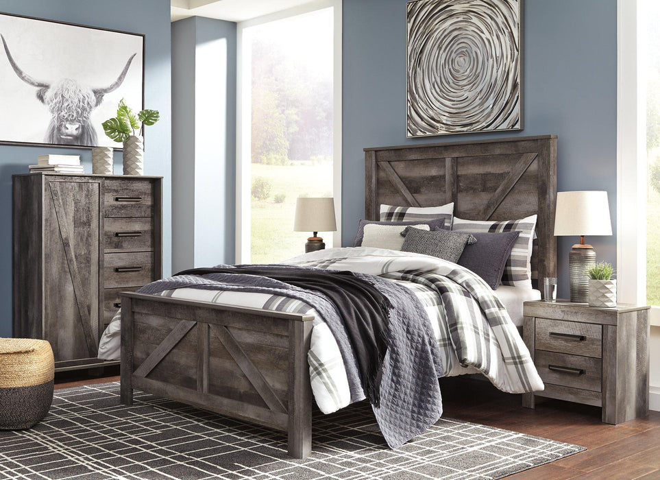 Wynnlow Crossbuck Bed - Premium Bed from Ashley Furniture - Just $243.35! Shop now at Furniture Wholesale Plus  We are the best furniture store in Nashville, Hendersonville, Goodlettsville, Madison, Antioch, Mount Juliet, Lebanon, Gallatin, Springfield, Murfreesboro, Franklin, Brentwood