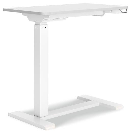 Lynxtyn Adjustable Height Home Office Side Desk - Premium Desk from Ashley Furniture - Just $161.89! Shop now at Furniture Wholesale Plus  We are the best furniture store in Nashville, Hendersonville, Goodlettsville, Madison, Antioch, Mount Juliet, Lebanon, Gallatin, Springfield, Murfreesboro, Franklin, Brentwood