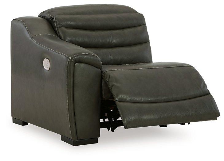 Center Line 3-Piece Power Reclining Loveseat with Console - Premium Sectional from Ashley Furniture - Just $1911.58! Shop now at Furniture Wholesale Plus  We are the best furniture store in Nashville, Hendersonville, Goodlettsville, Madison, Antioch, Mount Juliet, Lebanon, Gallatin, Springfield, Murfreesboro, Franklin, Brentwood