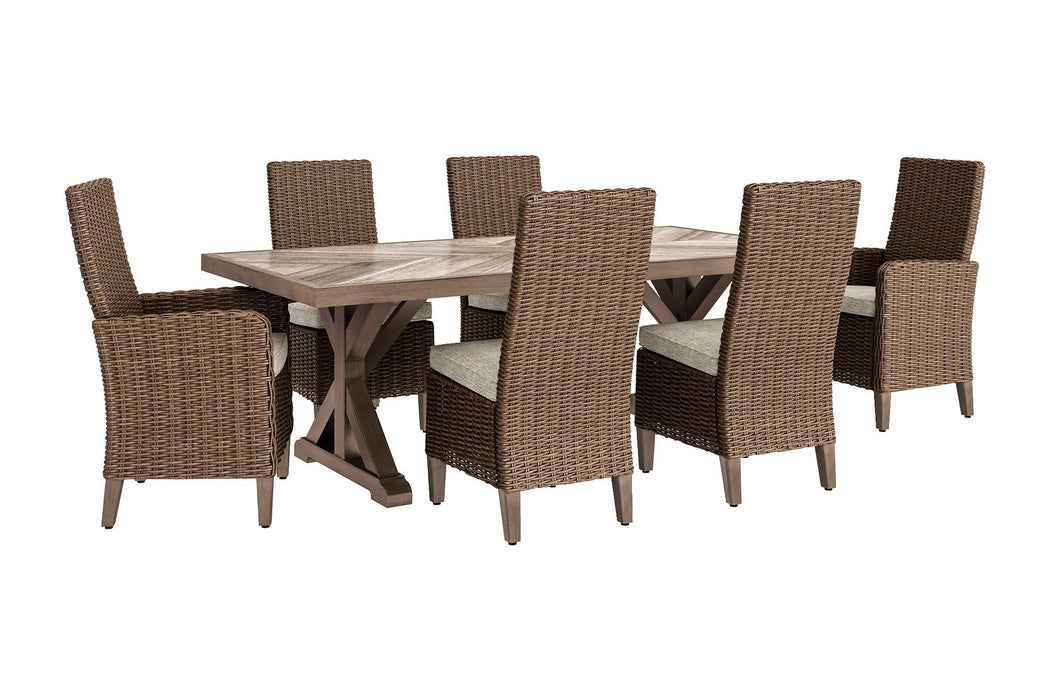 Beachcroft Outdoor Dining Set - Premium Outdoor Dining Set from Ashley Furniture - Just $2605.77! Shop now at Furniture Wholesale Plus  We are the best furniture store in Nashville, Hendersonville, Goodlettsville, Madison, Antioch, Mount Juliet, Lebanon, Gallatin, Springfield, Murfreesboro, Franklin, Brentwood