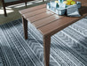 Emmeline Outdoor Coffee Table - Premium Outdoor Cocktail Table from Ashley Furniture - Just $243.84! Shop now at Furniture Wholesale Plus  We are the best furniture store in Nashville, Hendersonville, Goodlettsville, Madison, Antioch, Mount Juliet, Lebanon, Gallatin, Springfield, Murfreesboro, Franklin, Brentwood