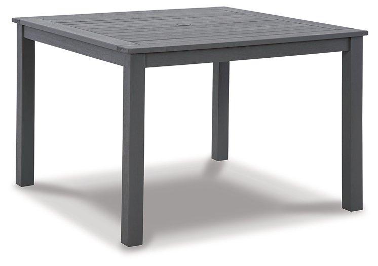 Eden Town Outdoor Dining Table - Premium Outdoor Dining Table from Ashley Furniture - Just $257.42! Shop now at Furniture Wholesale Plus  We are the best furniture store in Nashville, Hendersonville, Goodlettsville, Madison, Antioch, Mount Juliet, Lebanon, Gallatin, Springfield, Murfreesboro, Franklin, Brentwood