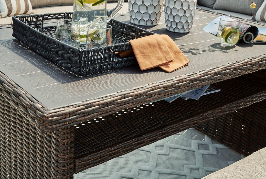 Brook Ranch Outdoor Multi-use Table - Premium Outdoor Dining Table from Ashley Furniture - Just $526.31! Shop now at Furniture Wholesale Plus  We are the best furniture store in Nashville, Hendersonville, Goodlettsville, Madison, Antioch, Mount Juliet, Lebanon, Gallatin, Springfield, Murfreesboro, Franklin, Brentwood