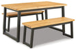 Town Wood Outdoor Dining Table Set (Set of 3) - Premium Outdoor Dining Table from Ashley Furniture - Just $444.46! Shop now at Furniture Wholesale Plus  We are the best furniture store in Nashville, Hendersonville, Goodlettsville, Madison, Antioch, Mount Juliet, Lebanon, Gallatin, Springfield, Murfreesboro, Franklin, Brentwood