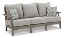 Visola Outdoor Sofa and Coffee Table - Premium Outdoor Dining Set from Ashley Furniture - Just $1535.77! Shop now at Furniture Wholesale Plus  We are the best furniture store in Nashville, Hendersonville, Goodlettsville, Madison, Antioch, Mount Juliet, Lebanon, Gallatin, Springfield, Murfreesboro, Franklin, Brentwood