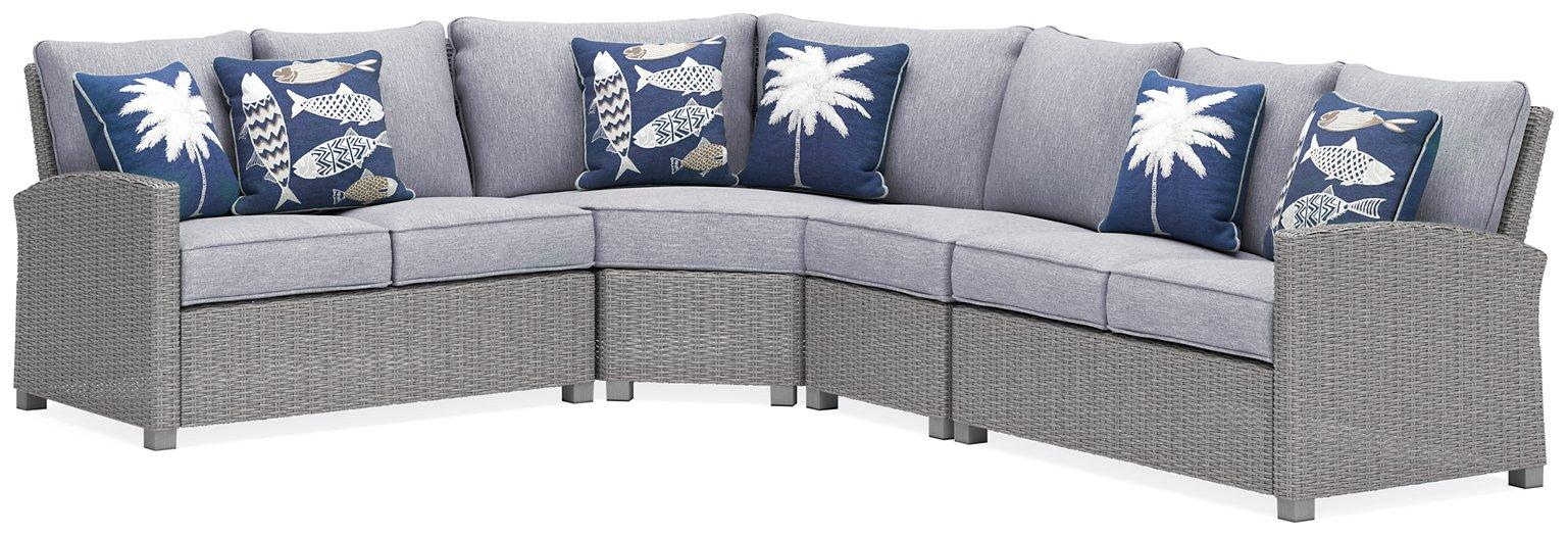 Naples Beach Outdoor Sectional - Premium Outdoor Seating from Ashley Furniture - Just $1497.66! Shop now at Furniture Wholesale Plus  We are the best furniture store in Nashville, Hendersonville, Goodlettsville, Madison, Antioch, Mount Juliet, Lebanon, Gallatin, Springfield, Murfreesboro, Franklin, Brentwood