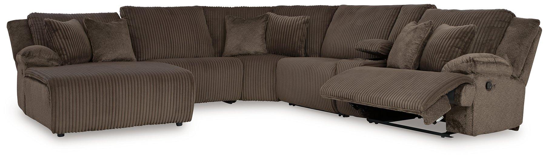 Top Tier Reclining Sectional with Chaise - Premium Sectional from Ashley Furniture - Just $2469.58! Shop now at Furniture Wholesale Plus  We are the best furniture store in Nashville, Hendersonville, Goodlettsville, Madison, Antioch, Mount Juliet, Lebanon, Gallatin, Springfield, Murfreesboro, Franklin, Brentwood