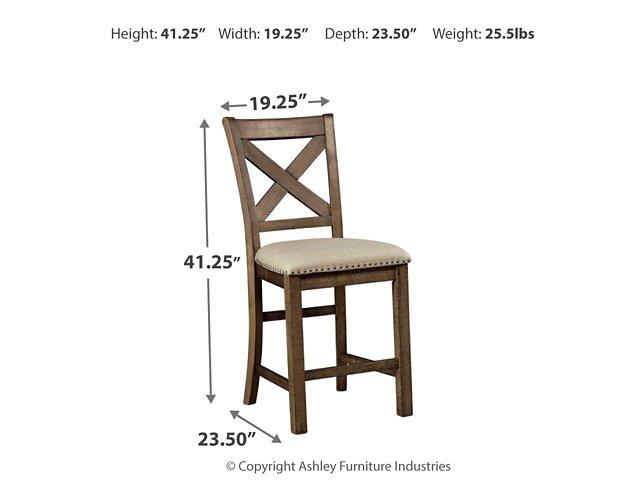 Moriville Counter Height Bar Stool - Premium Barstool from Ashley Furniture - Just $114.64! Shop now at Furniture Wholesale Plus  We are the best furniture store in Nashville, Hendersonville, Goodlettsville, Madison, Antioch, Mount Juliet, Lebanon, Gallatin, Springfield, Murfreesboro, Franklin, Brentwood