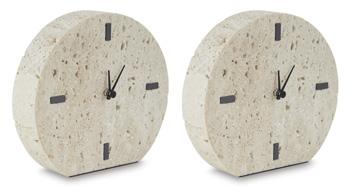 Donfordson Table Clock (Set of 2) - Premium Table Top Accessories from Ashley Furniture - Just $65.54! Shop now at Furniture Wholesale Plus  We are the best furniture store in Nashville, Hendersonville, Goodlettsville, Madison, Antioch, Mount Juliet, Lebanon, Gallatin, Springfield, Murfreesboro, Franklin, Brentwood