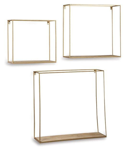 Efharis Wall Shelf (Set of 3) - Premium Wall Decor from Ashley Furniture - Just $83.30! Shop now at Furniture Wholesale Plus  We are the best furniture store in Nashville, Hendersonville, Goodlettsville, Madison, Antioch, Mount Juliet, Lebanon, Gallatin, Springfield, Murfreesboro, Franklin, Brentwood