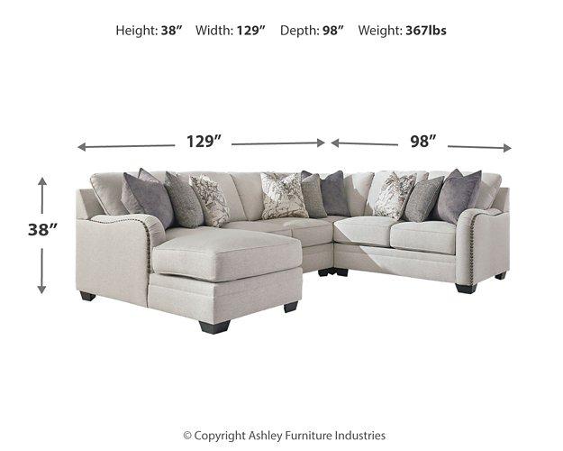 Dellara Sectional with Chaise - Premium Sectional from Ashley Furniture - Just $1368.77! Shop now at Furniture Wholesale Plus  We are the best furniture store in Nashville, Hendersonville, Goodlettsville, Madison, Antioch, Mount Juliet, Lebanon, Gallatin, Springfield, Murfreesboro, Franklin, Brentwood