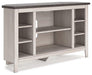 Dorrinson Corner TV Stand - Premium TV Stand from Ashley Furniture - Just $156.59! Shop now at Furniture Wholesale Plus  We are the best furniture store in Nashville, Hendersonville, Goodlettsville, Madison, Antioch, Mount Juliet, Lebanon, Gallatin, Springfield, Murfreesboro, Franklin, Brentwood