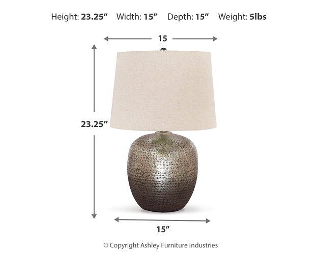 Magalie Table Lamp - Premium Table Lamp from Ashley Furniture - Just $116.73! Shop now at Furniture Wholesale Plus  We are the best furniture store in Nashville, Hendersonville, Goodlettsville, Madison, Antioch, Mount Juliet, Lebanon, Gallatin, Springfield, Murfreesboro, Franklin, Brentwood