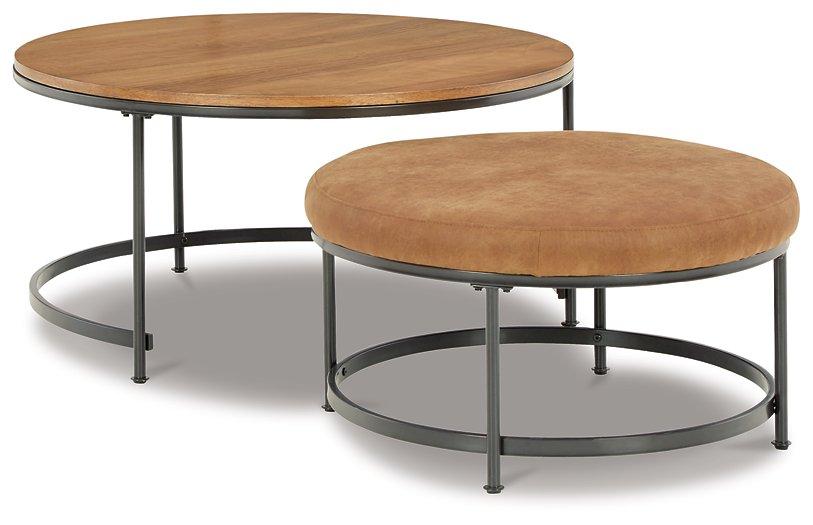 Drezmoore Nesting Coffee Table (Set of 2) - Premium Cocktail Table from Ashley Furniture - Just $261.50! Shop now at Furniture Wholesale Plus  We are the best furniture store in Nashville, Hendersonville, Goodlettsville, Madison, Antioch, Mount Juliet, Lebanon, Gallatin, Springfield, Murfreesboro, Franklin, Brentwood