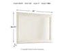 Willowton Bedroom Mirror - Premium Mirror from Ashley Furniture - Just $62.35! Shop now at Furniture Wholesale Plus  We are the best furniture store in Nashville, Hendersonville, Goodlettsville, Madison, Antioch, Mount Juliet, Lebanon, Gallatin, Springfield, Murfreesboro, Franklin, Brentwood