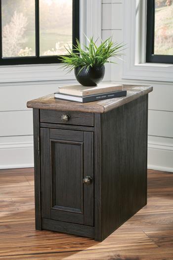 Tyler Creek Chairside End Table with USB Ports & Outlets - Premium End Table from Ashley Furniture - Just $226.19! Shop now at Furniture Wholesale Plus  We are the best furniture store in Nashville, Hendersonville, Goodlettsville, Madison, Antioch, Mount Juliet, Lebanon, Gallatin, Springfield, Murfreesboro, Franklin, Brentwood