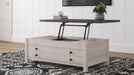 Dorrinson Coffee Table with Lift Top - Premium Cocktail Table Lift from Ashley Furniture - Just $280.92! Shop now at Furniture Wholesale Plus  We are the best furniture store in Nashville, Hendersonville, Goodlettsville, Madison, Antioch, Mount Juliet, Lebanon, Gallatin, Springfield, Murfreesboro, Franklin, Brentwood