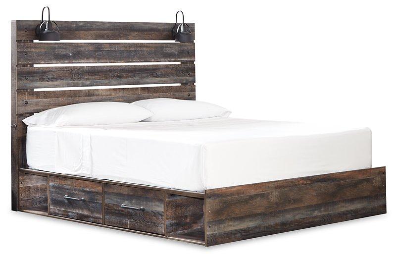 Drystan Bed with 2 Storage Drawers - Premium Bed from Ashley Furniture - Just $466.59! Shop now at Furniture Wholesale Plus  We are the best furniture store in Nashville, Hendersonville, Goodlettsville, Madison, Antioch, Mount Juliet, Lebanon, Gallatin, Springfield, Murfreesboro, Franklin, Brentwood