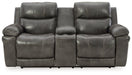 Edmar Power Reclining Loveseat with Console - Premium Loveseat from Ashley Furniture - Just $1007.22! Shop now at Furniture Wholesale Plus  We are the best furniture store in Nashville, Hendersonville, Goodlettsville, Madison, Antioch, Mount Juliet, Lebanon, Gallatin, Springfield, Murfreesboro, Franklin, Brentwood