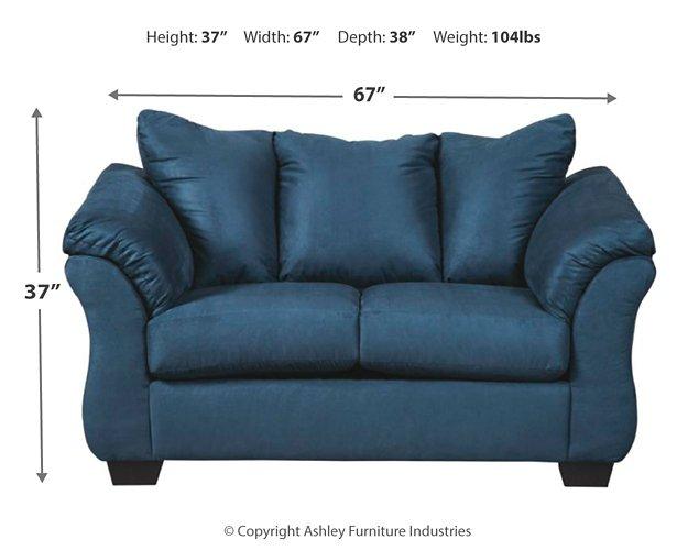 Darcy Loveseat - Premium Loveseat from Ashley Furniture - Just $385.15! Shop now at Furniture Wholesale Plus  We are the best furniture store in Nashville, Hendersonville, Goodlettsville, Madison, Antioch, Mount Juliet, Lebanon, Gallatin, Springfield, Murfreesboro, Franklin, Brentwood