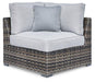 Harbor Court Corner with Cushion (Set of 2) - Premium Outdoor Seating from Ashley Furniture - Just $599.42! Shop now at Furniture Wholesale Plus  We are the best furniture store in Nashville, Hendersonville, Goodlettsville, Madison, Antioch, Mount Juliet, Lebanon, Gallatin, Springfield, Murfreesboro, Franklin, Brentwood