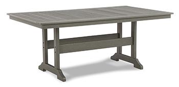 Visola Outdoor Dining Table with 6 Chairs - Premium Outdoor Seating Set from Ashley Furniture - Just $2437.45! Shop now at Furniture Wholesale Plus  We are the best furniture store in Nashville, Hendersonville, Goodlettsville, Madison, Antioch, Mount Juliet, Lebanon, Gallatin, Springfield, Murfreesboro, Franklin, Brentwood