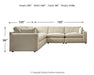 Elyza Sectional - Premium Sectional from Ashley Furniture - Just $964.20! Shop now at Furniture Wholesale Plus  We are the best furniture store in Nashville, Hendersonville, Goodlettsville, Madison, Antioch, Mount Juliet, Lebanon, Gallatin, Springfield, Murfreesboro, Franklin, Brentwood