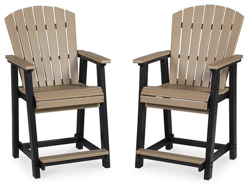 Fairen Trail Outdoor Counter Height Bar Stool (Set of 2) - Premium Outdoor Counter Barstool from Ashley Furniture - Just $953.26! Shop now at Furniture Wholesale Plus  We are the best furniture store in Nashville, Hendersonville, Goodlettsville, Madison, Antioch, Mount Juliet, Lebanon, Gallatin, Springfield, Murfreesboro, Franklin, Brentwood