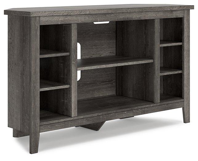 Arlenbry Corner TV Stand with Electric Fireplace - Premium TV Stand from Ashley Furniture - Just $452.03! Shop now at Furniture Wholesale Plus  We are the best furniture store in Nashville, Hendersonville, Goodlettsville, Madison, Antioch, Mount Juliet, Lebanon, Gallatin, Springfield, Murfreesboro, Franklin, Brentwood