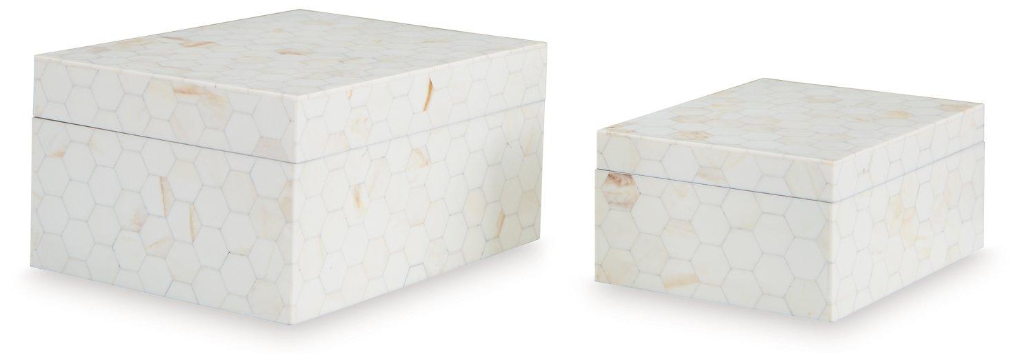 Aldenburg Box (Set of 2) - Premium Box from Ashley Furniture - Just $62.01! Shop now at Furniture Wholesale Plus  We are the best furniture store in Nashville, Hendersonville, Goodlettsville, Madison, Antioch, Mount Juliet, Lebanon, Gallatin, Springfield, Murfreesboro, Franklin, Brentwood