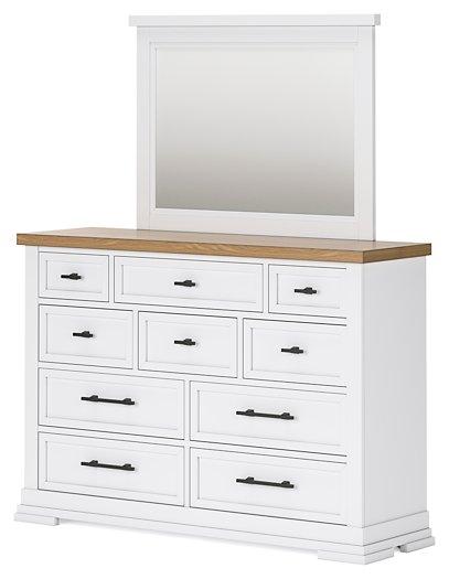 Ashbryn Dresser and Mirror - Premium Dresser & Mirror from Ashley Furniture - Just $870.82! Shop now at Furniture Wholesale Plus  We are the best furniture store in Nashville, Hendersonville, Goodlettsville, Madison, Antioch, Mount Juliet, Lebanon, Gallatin, Springfield, Murfreesboro, Franklin, Brentwood