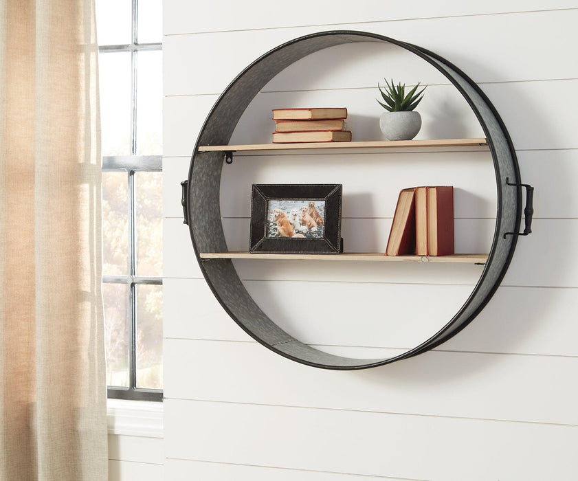 Eirny Wall Shelf - Premium Wall Decor from Ashley Furniture - Just $166.28! Shop now at Furniture Wholesale Plus  We are the best furniture store in Nashville, Hendersonville, Goodlettsville, Madison, Antioch, Mount Juliet, Lebanon, Gallatin, Springfield, Murfreesboro, Franklin, Brentwood