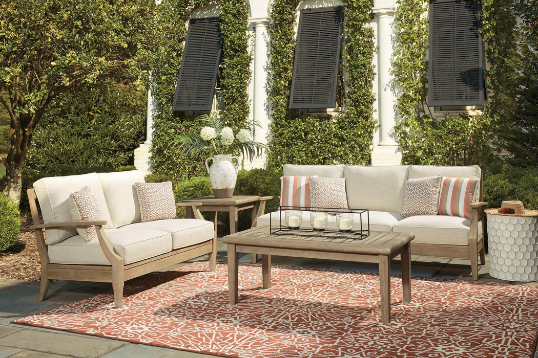 Clare View Outdoor Seating Set - Premium Outdoor Seating Set from Ashley Furniture - Just $1290.38! Shop now at Furniture Wholesale Plus  We are the best furniture store in Nashville, Hendersonville, Goodlettsville, Madison, Antioch, Mount Juliet, Lebanon, Gallatin, Springfield, Murfreesboro, Franklin, Brentwood