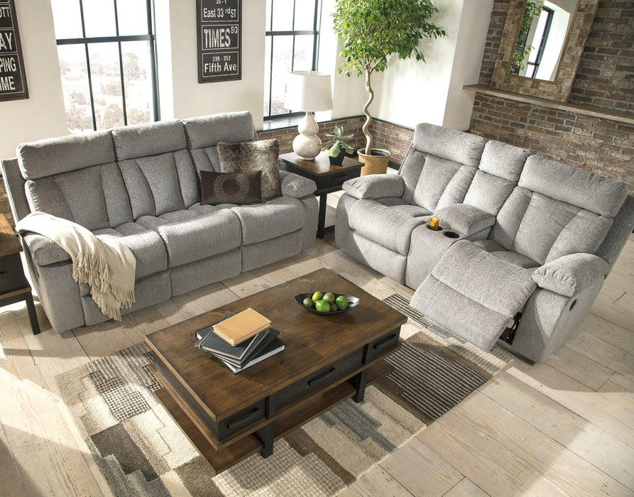 Mitchiner Reclining Sofa with Drop Down Table - Premium Sofa from Ashley Furniture - Just $855.87! Shop now at Furniture Wholesale Plus  We are the best furniture store in Nashville, Hendersonville, Goodlettsville, Madison, Antioch, Mount Juliet, Lebanon, Gallatin, Springfield, Murfreesboro, Franklin, Brentwood