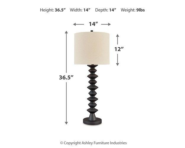 Luanndon Lamp Set - Premium Table Lamp Set from Ashley Furniture - Just $159.32! Shop now at Furniture Wholesale Plus  We are the best furniture store in Nashville, Hendersonville, Goodlettsville, Madison, Antioch, Mount Juliet, Lebanon, Gallatin, Springfield, Murfreesboro, Franklin, Brentwood