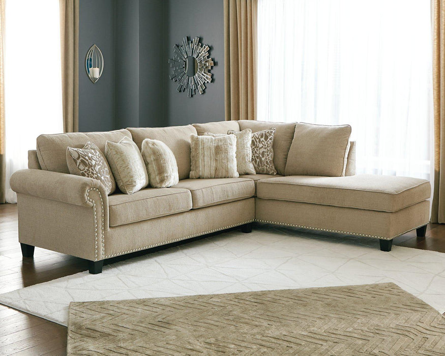 Dovemont 2-Piece Sectional with Chaise - Premium Sectional from Ashley Furniture - Just $1171.19! Shop now at Furniture Wholesale Plus  We are the best furniture store in Nashville, Hendersonville, Goodlettsville, Madison, Antioch, Mount Juliet, Lebanon, Gallatin, Springfield, Murfreesboro, Franklin, Brentwood