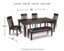 Haddigan Dining Set - Premium Dining Room Set from Ashley Furniture - Just $874.84! Shop now at Furniture Wholesale Plus  We are the best furniture store in Nashville, Hendersonville, Goodlettsville, Madison, Antioch, Mount Juliet, Lebanon, Gallatin, Springfield, Murfreesboro, Franklin, Brentwood