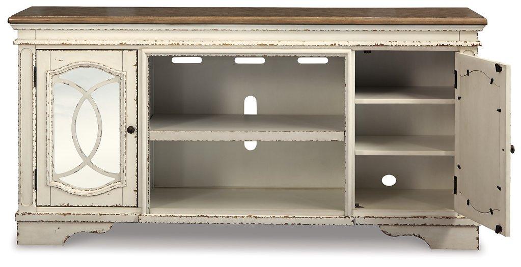 Realyn 74" TV Stand - Premium TV Stand from Ashley Furniture - Just $663.66! Shop now at Furniture Wholesale Plus  We are the best furniture store in Nashville, Hendersonville, Goodlettsville, Madison, Antioch, Mount Juliet, Lebanon, Gallatin, Springfield, Murfreesboro, Franklin, Brentwood