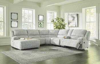 McClelland Reclining Sectional with Chaise - Premium Sectional from Ashley Furniture - Just $1521.90! Shop now at Furniture Wholesale Plus  We are the best furniture store in Nashville, Hendersonville, Goodlettsville, Madison, Antioch, Mount Juliet, Lebanon, Gallatin, Springfield, Murfreesboro, Franklin, Brentwood