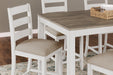 Skempton Counter Height Dining Table and Bar Stools (Set of 7) - Premium Counter Height Table from Ashley Furniture - Just $746.13! Shop now at Furniture Wholesale Plus  We are the best furniture store in Nashville, Hendersonville, Goodlettsville, Madison, Antioch, Mount Juliet, Lebanon, Gallatin, Springfield, Murfreesboro, Franklin, Brentwood