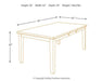 Ralene Dining Extension Table - Premium Dining Table from Ashley Furniture - Just $456.53! Shop now at Furniture Wholesale Plus  We are the best furniture store in Nashville, Hendersonville, Goodlettsville, Madison, Antioch, Mount Juliet, Lebanon, Gallatin, Springfield, Murfreesboro, Franklin, Brentwood